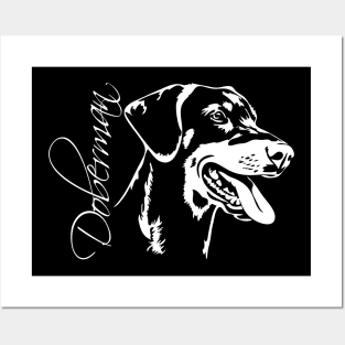 Doberman Pinscher dog lover gift Posters and Art